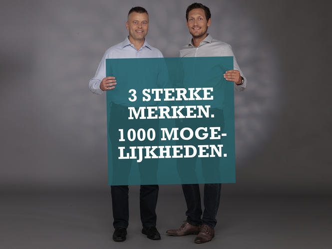 3 sterke Merken. 1000 mogelijkheden.